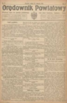Orędownik Powiatowy: urzędowy organ dla powiatu grodziskiego oraz miast Grodziska, Opalenicy i Buku 1921.01.15 R.2 Nr5