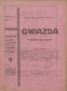 Gwiazda: ilustrowany tygodnik popularny, poświęcony nauce, literaturze, sztuce, sprawom społecznym, godziwej rozrywce 1923.04.22 R.22 Nr16