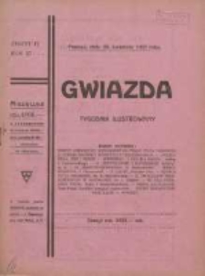Gwiazda: ilustrowany tygodnik popularny, poświęcony nauce, literaturze, sztuce, sprawom społecznym, godziwej rozrywce 1923.04.29 R.22 Nr17
