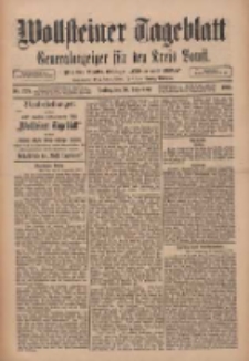 Wollsteiner Tageblatt: Generalanzeiger für den Kreis Bomst: mit der Gratis-Beilage: "Blätter und Blüten" 1910.09.30 Nr229