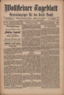 Wollsteiner Tageblatt: Generalanzeiger f&uuml;r den Kreis Bomst: mit der Gratis-Beilage: "Bl&auml;tter und Bl&uuml;ten" 1910.10.04 Nr232