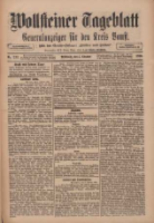 Wollsteiner Tageblatt: Generalanzeiger f&uuml;r den Kreis Bomst: mit der Gratis-Beilage: "Bl&auml;tter und Bl&uuml;ten" 1910.10.05 Nr233