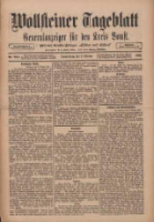 Wollsteiner Tageblatt: Generalanzeiger f&uuml;r den Kreis Bomst: mit der Gratis-Beilage: "Bl&auml;tter und Bl&uuml;ten" 1910.10.06 Nr234