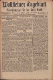 Wollsteiner Tageblatt: Generalanzeiger für den Kreis Bomst: mit der Gratis-Beilage: "Blätter und Blüten" 1910.10.08 Nr236
