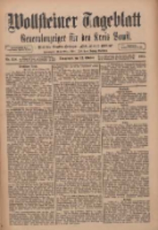 Wollsteiner Tageblatt: Generalanzeiger für den Kreis Bomst: mit der Gratis-Beilage: "Blätter und Blüten" 1910.10.22 Nr248