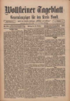 Wollsteiner Tageblatt: Generalanzeiger f&uuml;r den Kreis Bomst: mit der Gratis-Beilage: "Bl&auml;tter und Bl&uuml;ten" 1910.10.28 Nr253