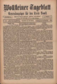 Wollsteiner Tageblatt: Generalanzeiger f&uuml;r den Kreis Bomst: mit der Gratis-Beilage: "Bl&auml;tter und Bl&uuml;ten" 1910.10.29 Nr254