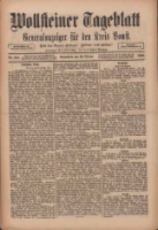 Wollsteiner Tageblatt: Generalanzeiger für den Kreis Bomst: mit der Gratis-Beilage: "Blätter und Blüten" 1910.10.29 Nr254