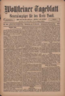 Wollsteiner Tageblatt: Generalanzeiger für den Kreis Bomst: mit der Gratis-Beilage: "Blätter und Blüten" 1910.11.12 Nr266