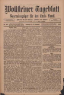 Wollsteiner Tageblatt: Generalanzeiger für den Kreis Bomst: mit der Gratis-Beilage: "Blätter und Blüten" 1910.11.13 Nr267