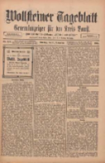 Wollsteiner Tageblatt: Generalanzeiger f&uuml;r den Kreis Bomst: mit der Gratis-Beilage: "Bl&auml;tter und Bl&uuml;ten" 1910.11.29 Nr279