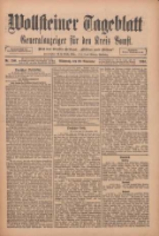 Wollsteiner Tageblatt: Generalanzeiger f&uuml;r den Kreis Bomst: mit der Gratis-Beilage: "Bl&auml;tter und Bl&uuml;ten" 1910.11.30 Nr280