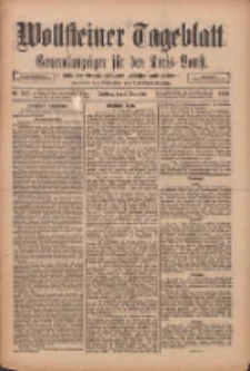 Wollsteiner Tageblatt: Generalanzeiger f&uuml;r den Kreis Bomst: mit der Gratis-Beilage: "Bl&auml;tter und Bl&uuml;ten" 1910.12.02 Nr282