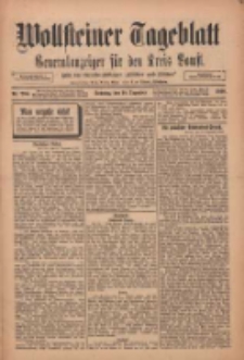 Wollsteiner Tageblatt: Generalanzeiger für den Kreis Bomst: mit der Gratis-Beilage: "Blätter und Blüten" 1910.12.18 Nr296