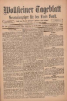 Wollsteiner Tageblatt: Generalanzeiger f&uuml;r den Kreis Bomst: mit der Gratis-Beilage: "Bl&auml;tter und Bl&uuml;ten" 1910.12.22 Nr299