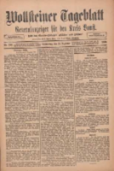 Wollsteiner Tageblatt: Generalanzeiger für den Kreis Bomst: mit der Gratis-Beilage: "Blätter und Blüten" 1910.12.22 Nr299