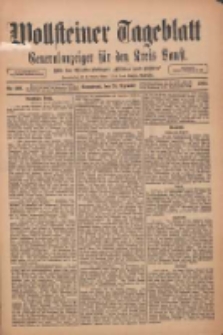 Wollsteiner Tageblatt: Generalanzeiger f&uuml;r den Kreis Bomst: mit der Gratis-Beilage: "Bl&auml;tter und Bl&uuml;ten" 1910.12.24 Nr301