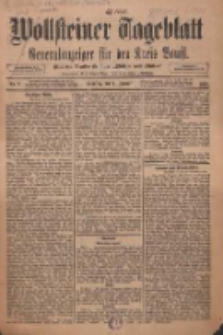 Wollsteiner Tageblatt: Generalanzeiger f&uuml;r den Kreis Bomst: mit der Gratis-Beilage: "Bl&auml;tter und Bl&uuml;ten" 1911.01.01 Nr1