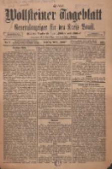 Wollsteiner Tageblatt: Generalanzeiger für den Kreis Bomst: mit der Gratis-Beilage: "Blätter und Blüten" 1911.01.01 Nr1
