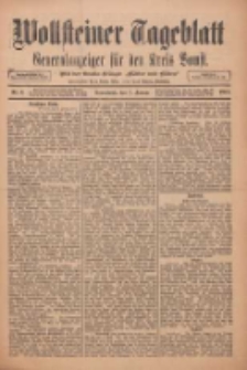 Wollsteiner Tageblatt: Generalanzeiger für den Kreis Bomst: mit der Gratis-Beilage: "Blätter und Blüten" 1911.01.07 Nr6