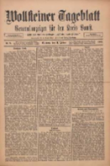 Wollsteiner Tageblatt: Generalanzeiger f&uuml;r den Kreis Bomst: mit der Gratis-Beilage: "Bl&auml;tter und Bl&uuml;ten" 1911.01.11 Nr9