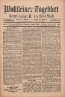 Wollsteiner Tageblatt: Generalanzeiger f&uuml;r den Kreis Bomst: mit der Gratis-Beilage: "Bl&auml;tter und Bl&uuml;ten" 1911.01.19 Nr16