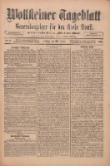 Wollsteiner Tageblatt: Generalanzeiger f&uuml;r den Kreis Bomst: mit der Gratis-Beilage: "Bl&auml;tter und Bl&uuml;ten" 1911.01.20 Nr17