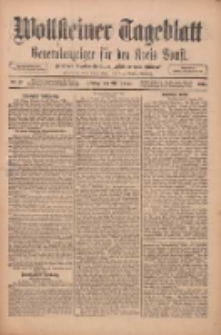 Wollsteiner Tageblatt: Generalanzeiger für den Kreis Bomst: mit der Gratis-Beilage: "Blätter und Blüten" 1911.01.20 Nr17