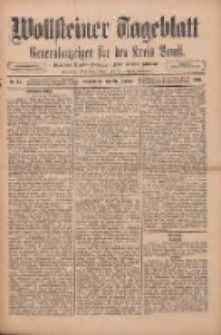 Wollsteiner Tageblatt: Generalanzeiger für den Kreis Bomst: mit der Gratis-Beilage: "Blätter und Blüten" 1911.01.21 Nr18