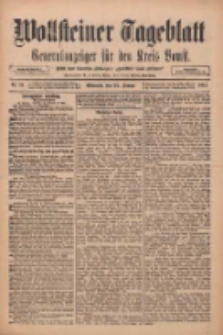 Wollsteiner Tageblatt: Generalanzeiger für den Kreis Bomst: mit der Gratis-Beilage: "Blätter und Blüten" 1911.01.25 Nr21