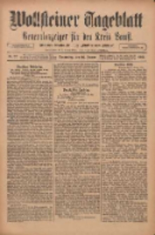 Wollsteiner Tageblatt: Generalanzeiger f&uuml;r den Kreis Bomst: mit der Gratis-Beilage: "Bl&auml;tter und Bl&uuml;ten" 1911.01.26 Nr22