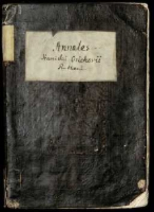 Annales Stanislai Orichovii ab excessu Sigismundi I