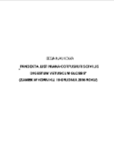 Sesja naukowa "Pandekta Justiniana Corpus Iuris Civilis Digestum Vetus Cum Glossis" (Zamek w K&oacute;rniku, 19 grudnia 2016 roku). Pamiętnik Biblioteki K&oacute;rnickiej. Z.34.