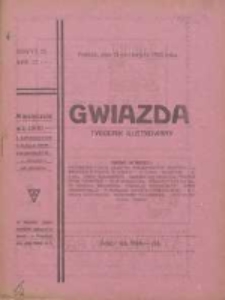 Gwiazda: ilustrowany tygodnik popularny, poświęcony nauce, literaturze, sztuce, sprawom społecznym, godziwej rozrywce 1923.06.24 R.22 Nr25