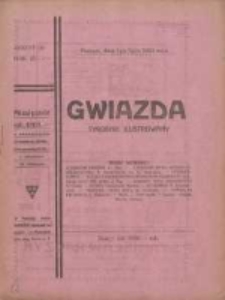 Gwiazda: ilustrowany tygodnik popularny, poświęcony nauce, literaturze, sztuce, sprawom społecznym, godziwej rozrywce 1923.07.01 R.22 Nr26