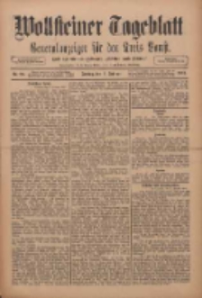 Wollsteiner Tageblatt: Generalanzeiger f&uuml;r den Kreis Bomst: mit der Gratis-Beilage: "Bl&auml;tter und Bl&uuml;ten" 1911.02.03 Nr29