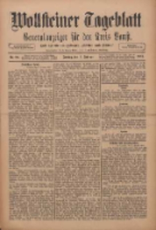 Wollsteiner Tageblatt: Generalanzeiger für den Kreis Bomst: mit der Gratis-Beilage: "Blätter und Blüten" 1911.02.03 Nr29