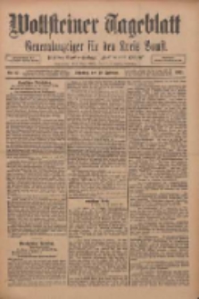 Wollsteiner Tageblatt: Generalanzeiger f&uuml;r den Kreis Bomst: mit der Gratis-Beilage: "Bl&auml;tter und Bl&uuml;ten" 1911.02.12 Nr37
