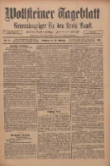 Wollsteiner Tageblatt: Generalanzeiger für den Kreis Bomst: mit der Gratis-Beilage: "Blätter und Blüten" 1911.02.12 Nr37
