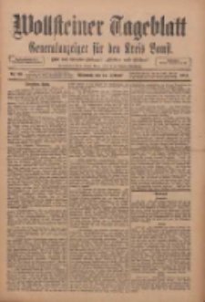 Wollsteiner Tageblatt: Generalanzeiger f&uuml;r den Kreis Bomst: mit der Gratis-Beilage: "Bl&auml;tter und Bl&uuml;ten" 1911.02.15 Nr39