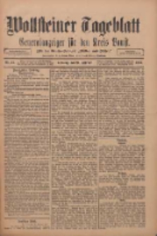 Wollsteiner Tageblatt: Generalanzeiger f&uuml;r den Kreis Bomst: mit der Gratis-Beilage: "Bl&auml;tter und Bl&uuml;ten" 1911.02.21 Nr44