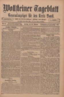 Wollsteiner Tageblatt: Generalanzeiger f&uuml;r den Kreis Bomst: mit der Gratis-Beilage: "Bl&auml;tter und Bl&uuml;ten" 1911.02.24 Nr47