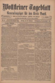 Wollsteiner Tageblatt: Generalanzeiger für den Kreis Bomst: mit der Gratis-Beilage: "Blätter und Blüten" 1911.02.24 Nr47