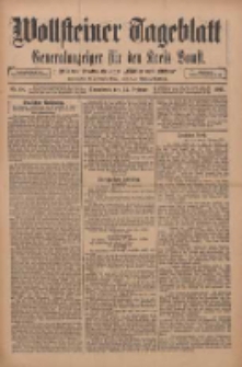 Wollsteiner Tageblatt: Generalanzeiger f&uuml;r den Kreis Bomst: mit der Gratis-Beilage: "Bl&auml;tter und Bl&uuml;ten" 1911.02.25 Nr48