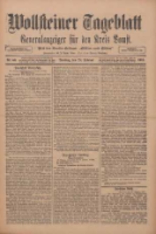 Wollsteiner Tageblatt: Generalanzeiger für den Kreis Bomst: mit der Gratis-Beilage: "Blätter und Blüten" 1911.02.28 Nr50