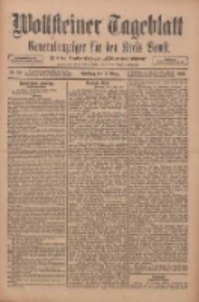 Wollsteiner Tageblatt: Generalanzeiger f&uuml;r den Kreis Bomst: mit der Gratis-Beilage: "Bl&auml;tter und Bl&uuml;ten" 1911.03.07 Nr56