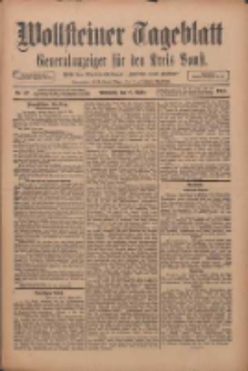 Wollsteiner Tageblatt: Generalanzeiger f&uuml;r den Kreis Bomst: mit der Gratis-Beilage: "Bl&auml;tter und Bl&uuml;ten" 1911.03.08 Nr57