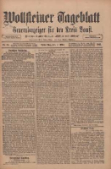 Wollsteiner Tageblatt: Generalanzeiger für den Kreis Bomst: mit der Gratis-Beilage: "Blätter und Blüten" 1911.03.09 Nr58