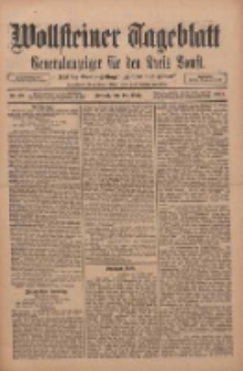 Wollsteiner Tageblatt: Generalanzeiger f&uuml;r den Kreis Bomst: mit der Gratis-Beilage: "Bl&auml;tter und Bl&uuml;ten" 1911.03.10 Nr59