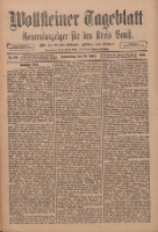 Wollsteiner Tageblatt: Generalanzeiger f&uuml;r den Kreis Bomst: mit der Gratis-Beilage: "Bl&auml;tter und Bl&uuml;ten" 1911.03.23 Nr70